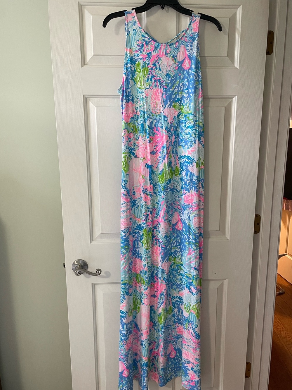 Lilly Pulitzer Sleeveless Floral Marcella Maxi Fished My Wish